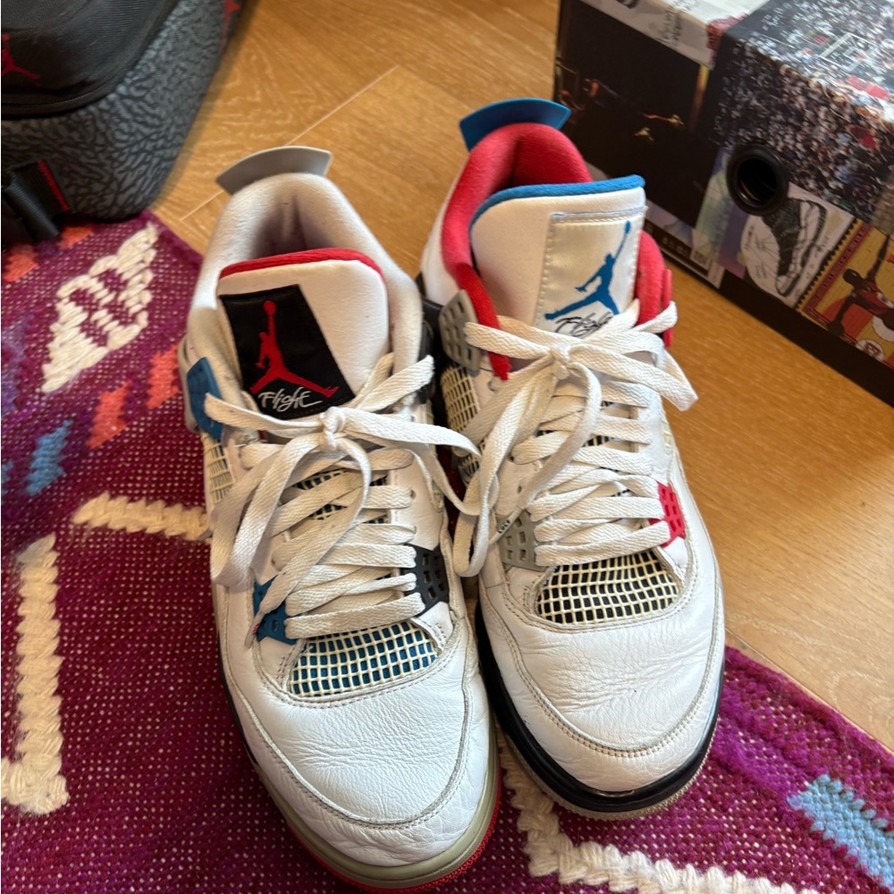 Jordan 4 “what the” size 10.5 - used without original box